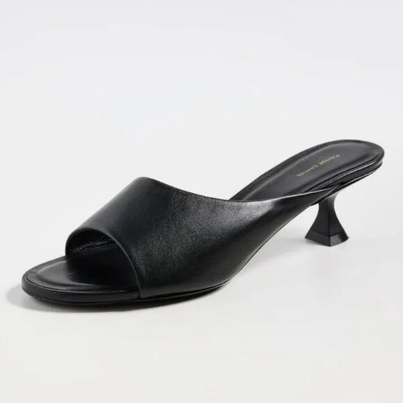 Mansur Gavriel Kitten Heel Slide Sandals, Sz 37.5 - Picture 1 of 16